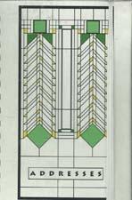 WRIGHT. WINDOW HEATH HOUSE. ADDRESSES