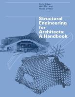 STRUCTURAL ENGINEERING FOR ARCHITECTS. A HANDBOOK