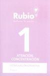 ESTIMULACION COGNITIVA. ATENCION Y CONCENTRACION 1.