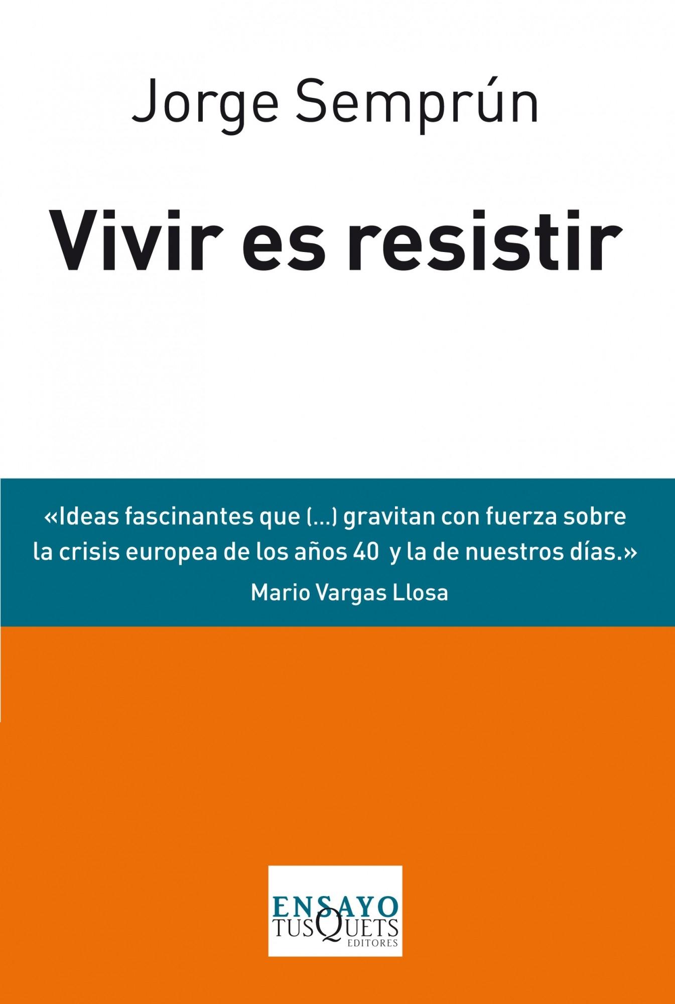 VIVIR ES RESISTIR "TRES CONFERENCIAS Y UNA CONVERSACIÓN"