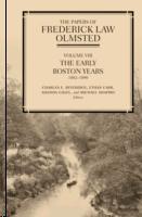 PAPERS OF FREDERICK LAW OLMSTED