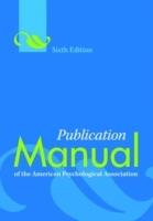 MANUAL OF THE AMERICAN PSYCHOLOGICAL ASSOCIATION. SIXTH EDITION