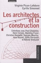 LES ARCHITECTES ET LA CONSTRUCTION. 