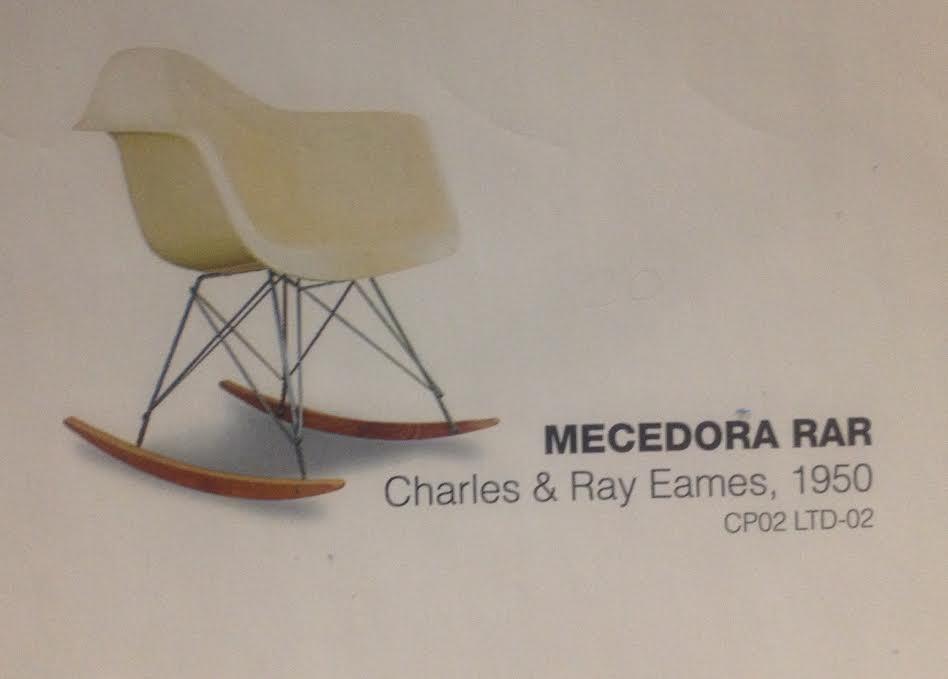 EAMES. MECEDORA RAR, 1950 ( DESIGNERS CHAIR. CP02,LTD Nº 2, ESCALA 1:12)