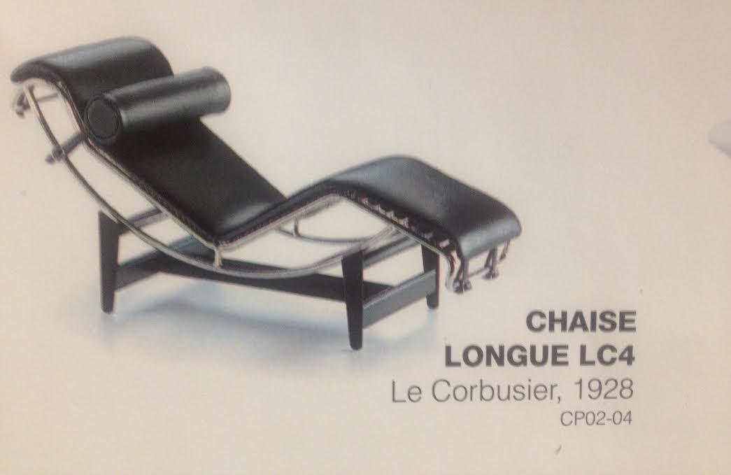LE CORBUSIER, CHAISE LONGUE LC4, 1928. ( DESIGNERS CHAIR, CP02, Nº 4, ESCALA 1:12)