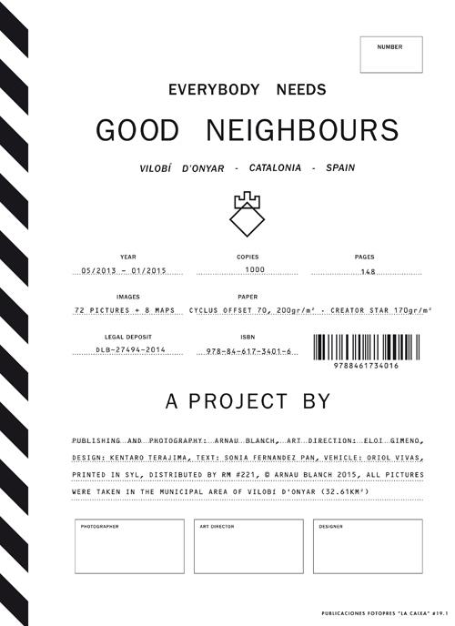 EVERYBODY NEEDS GOOD NEIGHBOURS. 