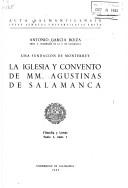 IGLESIA Y CONVENTO DE MM. AGUSTINAS DE SALAMANCA,LA  "FILOSOFIA Y LETRAS TOMO I, NUM. 1"