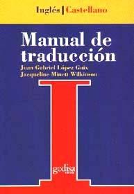 MANUAL DE TRADUCCION INGLES / CASTELLANO. 