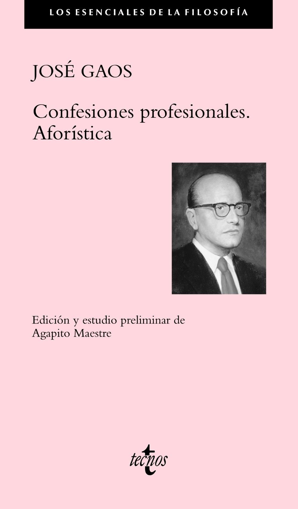 CONFESIONES PROFESIONALES. AFORÍSTICA. 