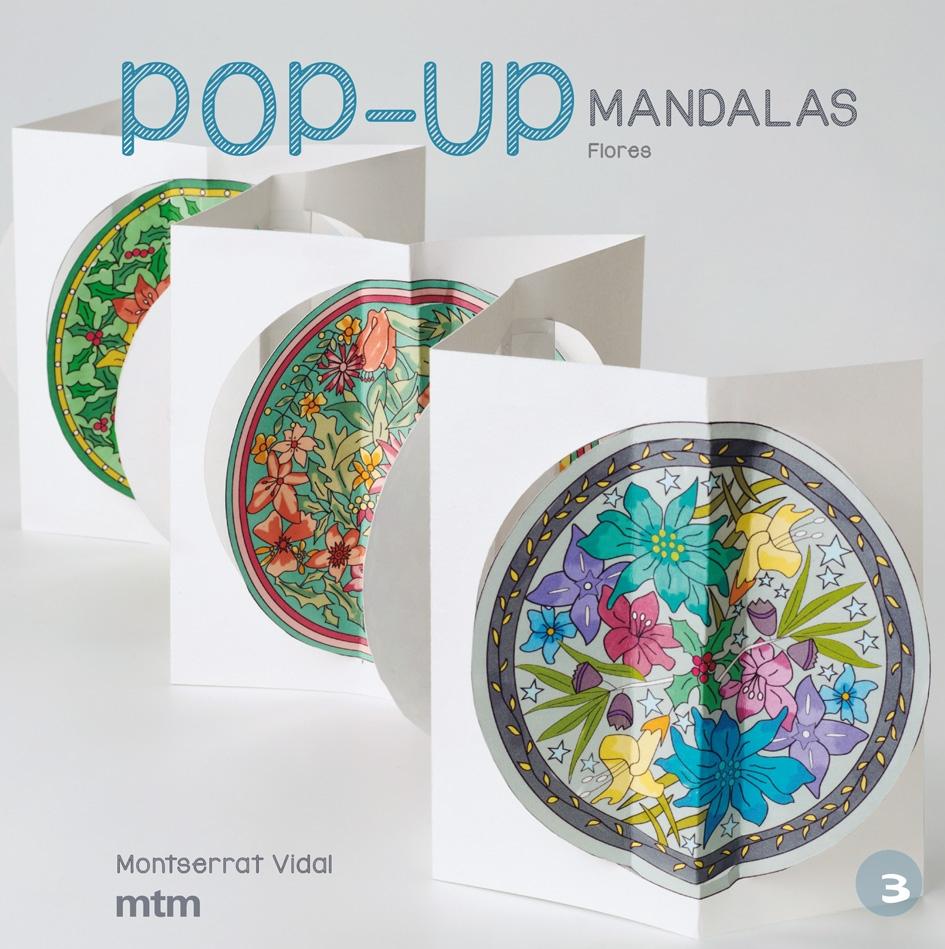 POP-UP MANDALAS FLORES. 