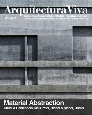 ARQUITECTURA VIVA Nº 183 MATERIAL ABSTRACTION