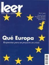 LEER Nº 273  QUÉ EUROPA . RESPUESTAS PARA UN PROYECTO EN CRISIS