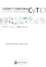 CIUDAD Y TERRITORIO  CYTET N º188 CRISIS, GOBIERNOS LOCALES Y POLITICAS URBANAS. 