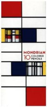 MONDRIAN 10 COLORED PENCILS.