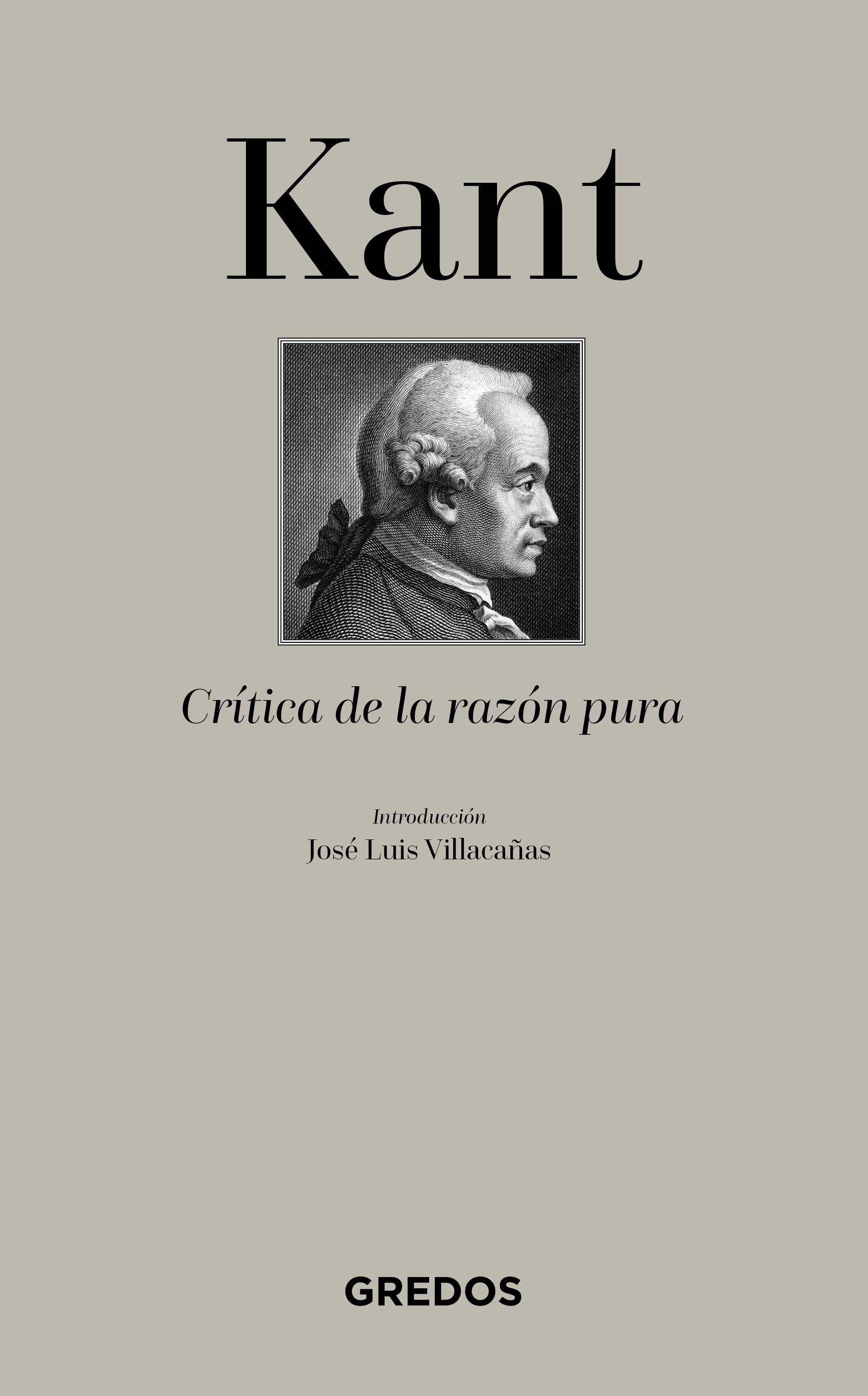 CRITICA DE LA RAZON PURA.