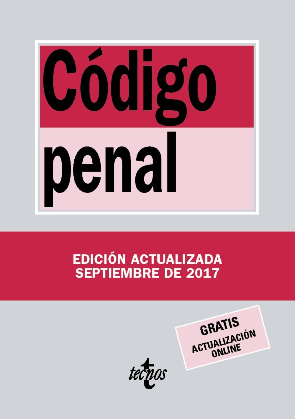 CÓDIGO PENAL "LEY ORGÁNICA 10/1995, DE 23 DE NOVIEMBRE"