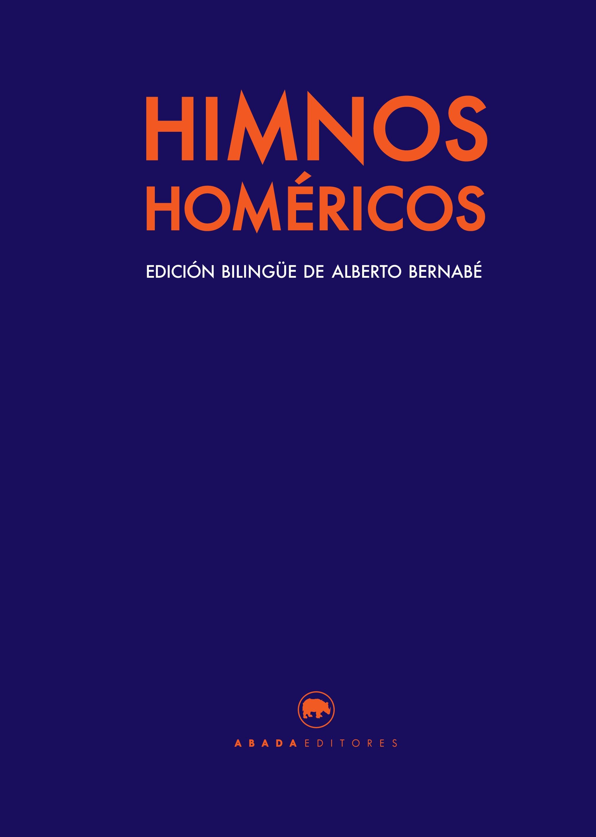 HIMNOS HOMÉRICOS "EDICION BILINGÜE "