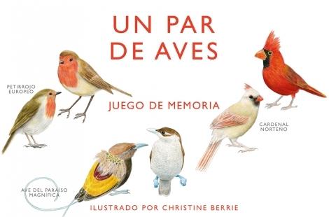 PAR DE AVES. JUEGO DE MEMORIA, UN