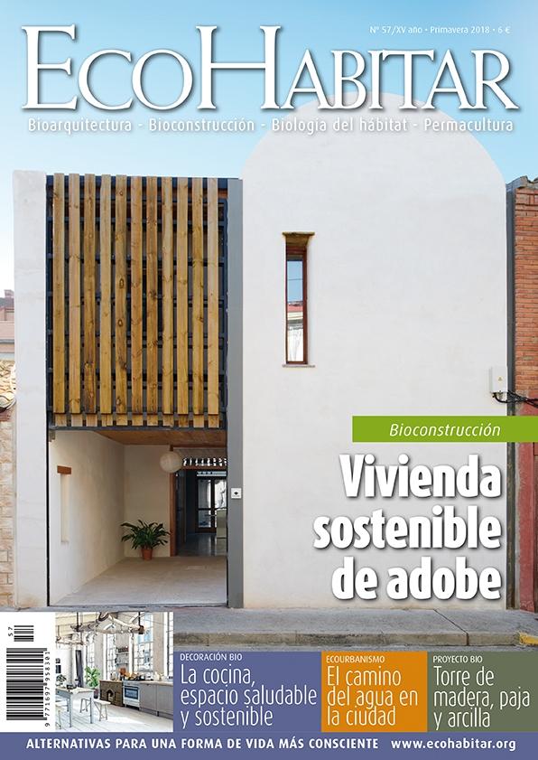 ECOHABITAR Nº 57  VIVIENDA SOSTENIBLE DE ADOBE. 