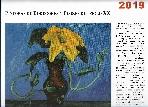 CALENDARIO 2019 PINTURAS DE BODEGONES Y FLORES DEL SIGLO XX.