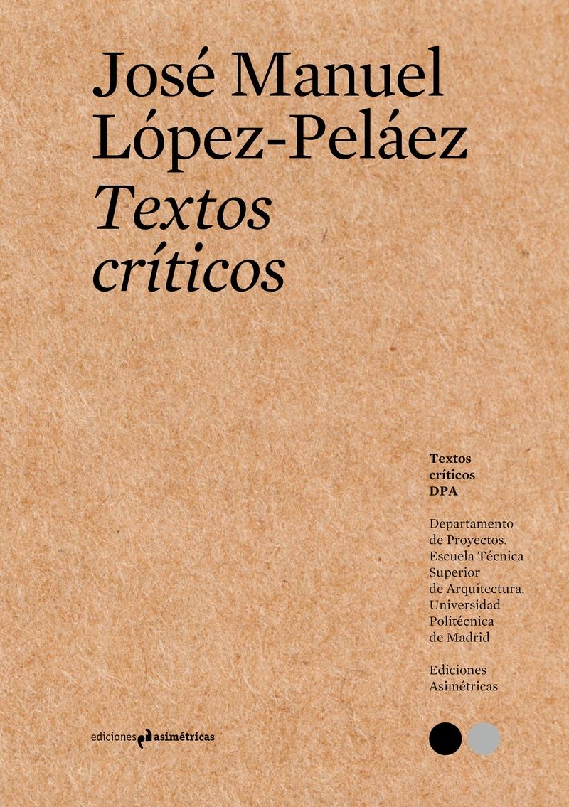 TEXTOS CRITICOS  6 (JOSE MANUEL LOPEZ-PELAEZ). 