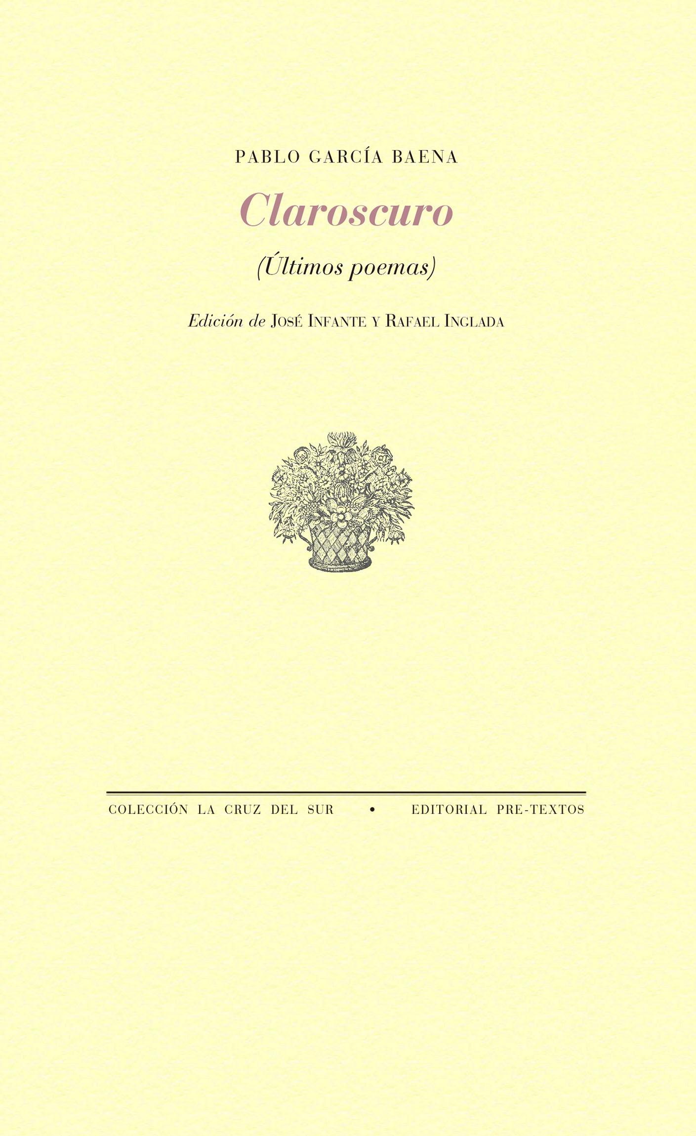 CLAROSCURO "ÚLTIMOS POEMAS"