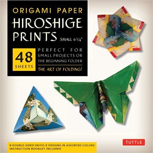 HIROSHIGE PRINTS. ORIGAMI PAPER. 48 SHEETS
