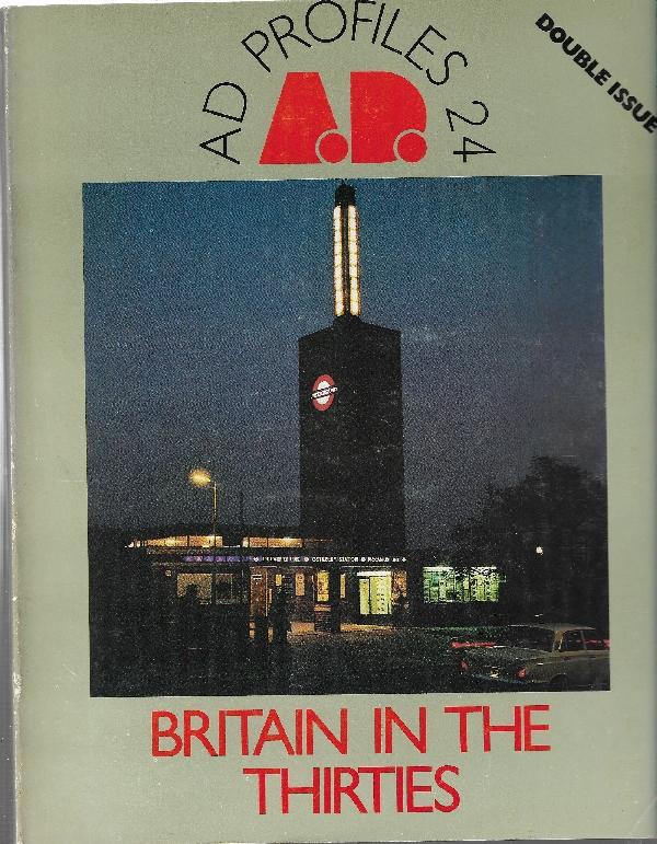 BRITAIN IN THE THIRTIES. AD PROFILES , 24