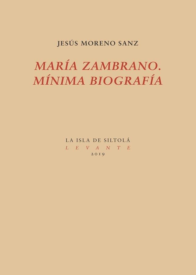 MARÍA ZAMBRANO. MÍNIMA BIOGRAFÍA. 