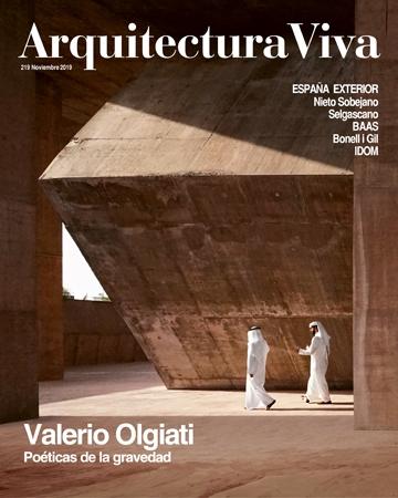 OLGIATI: ARQUITECTURA VIVA Nº 219   VALERIO OLGIATI POETICAS DE LA GRAVEDAD .  ESPAÑA EXTERIOR 