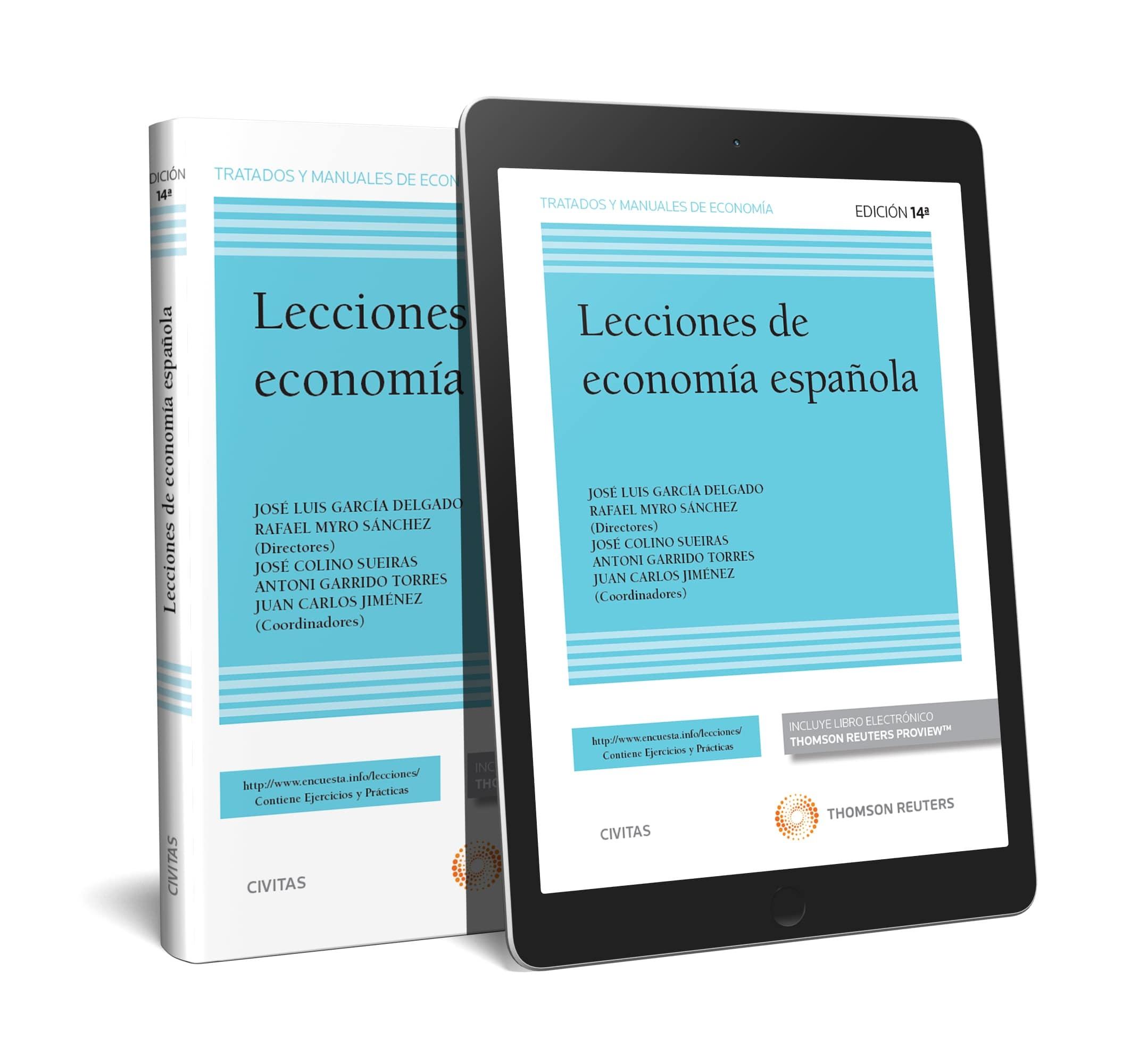 LECCIONES DE ECONOMÍA ESPAÑOLA (PAPEL + E-BOOK). 