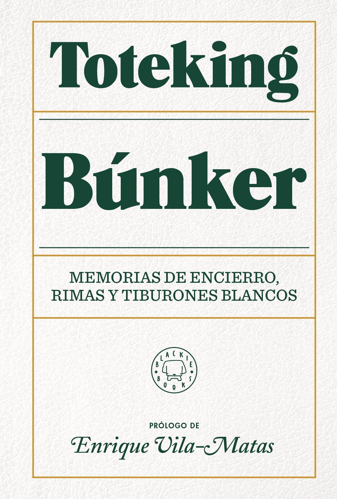 BÚNKER (EDICIÓN LIMITADA CON CUBIERTA DE PIEL) "MEMORIAS DE ENCIERRO, RIMAS Y TIBURONES BLANCOS.". 