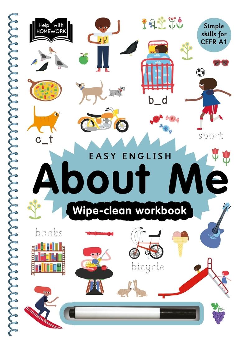 EASY ENGLISH ABOUT ME - ING "WIPE-CLEAN WORKBOOK". 