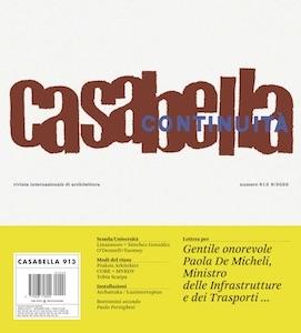 CASABELLA Nº 913   CONTINUITA