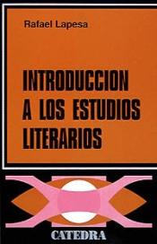 INTRODUCCION A LOS ESTUDIOS LITERARIOS.