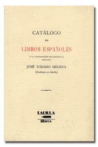 CATÁLOGO DE LIBROS ESPAÑOLES