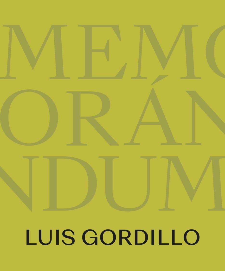 MEMORANDUM. LUIS GORDILLO. 