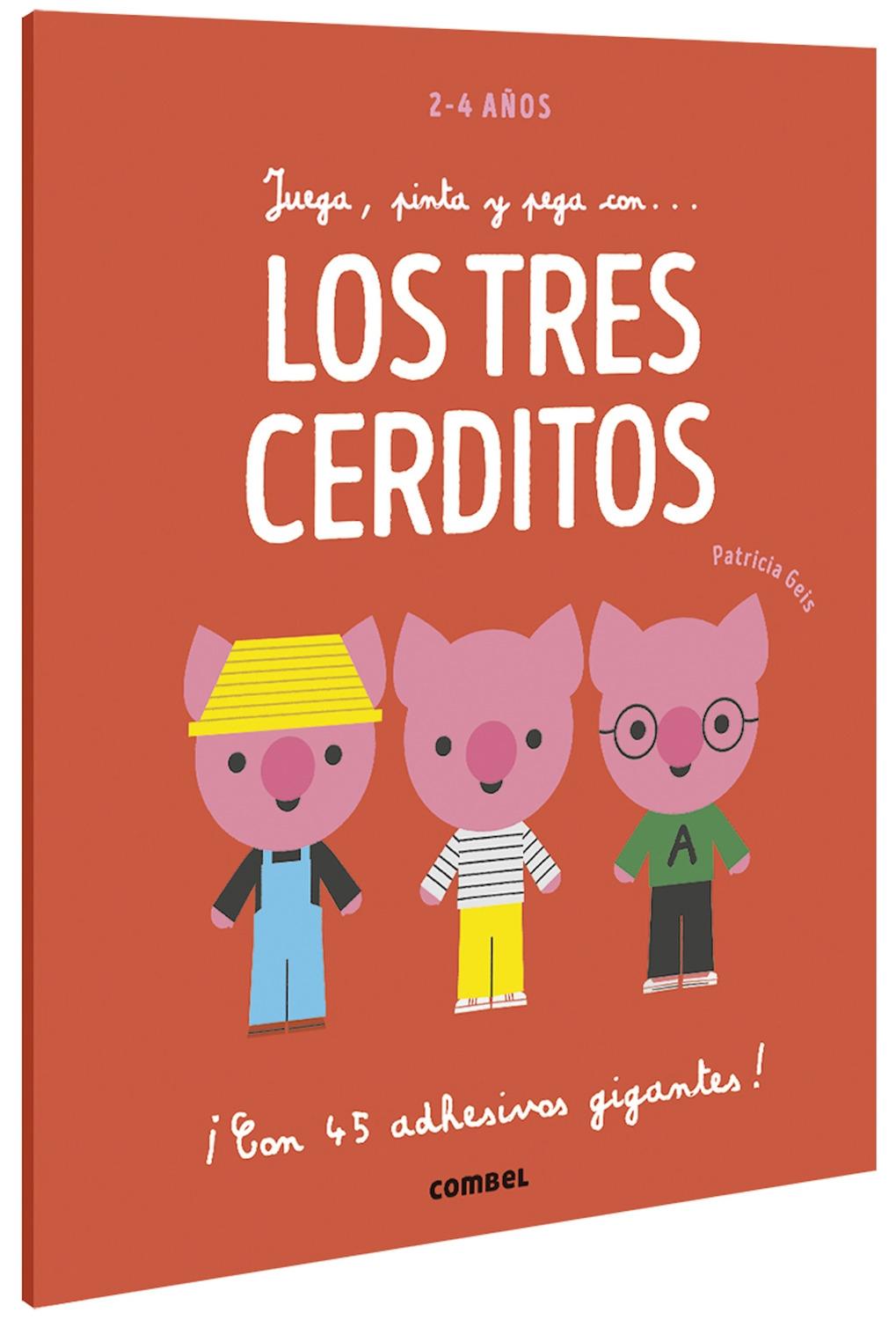 JUEGA, PINTA Y PEGA CON... LOS TRES CERDITOS. 