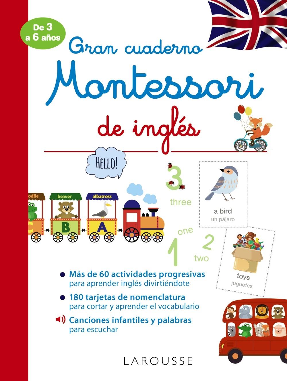 GRAN CUADERNO MONTESSORI DE INGLÉS. 