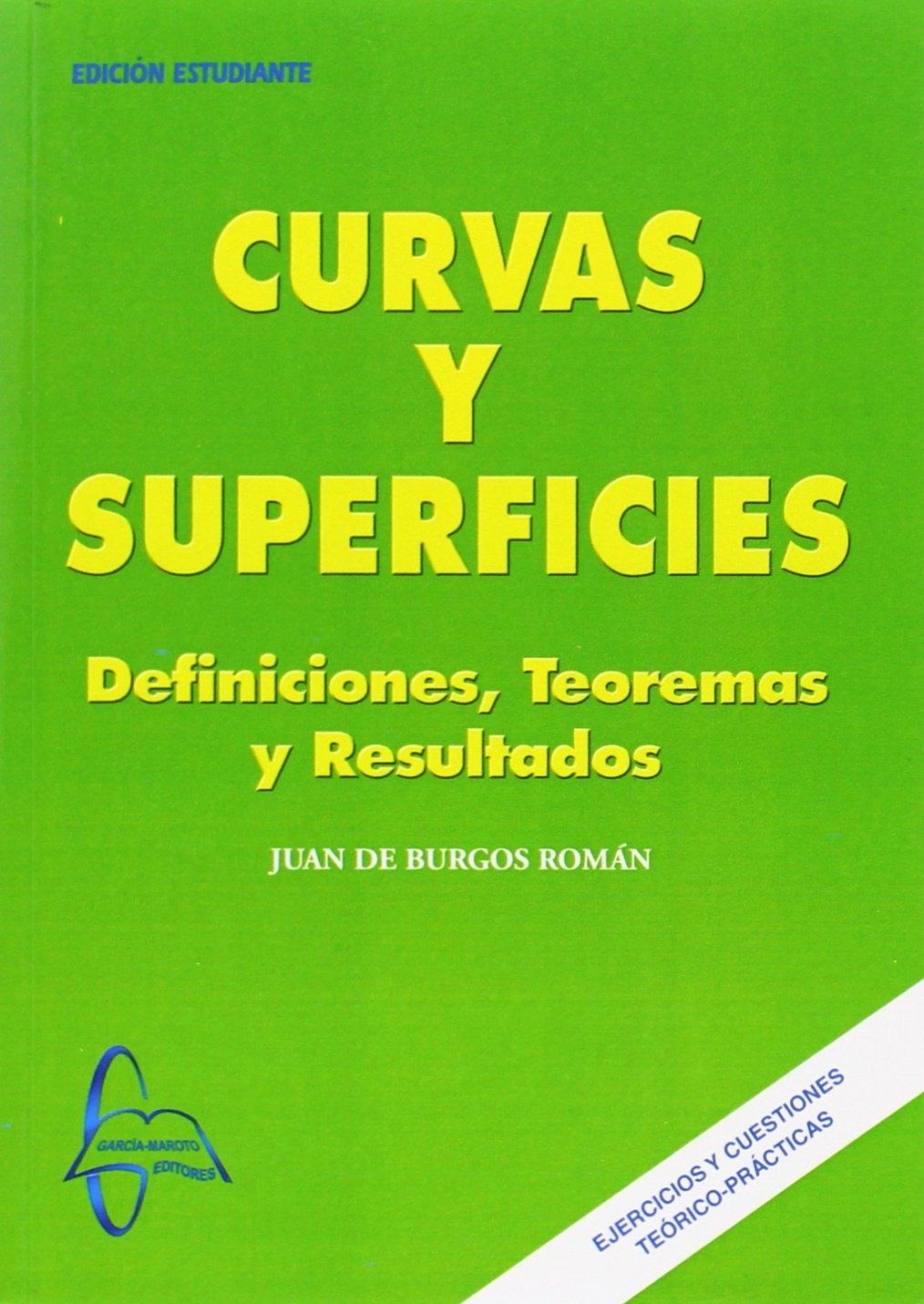 CURVAS Y SUPERFICIES "DEFINICIONES, TEOREMAS Y RESULTADOS"