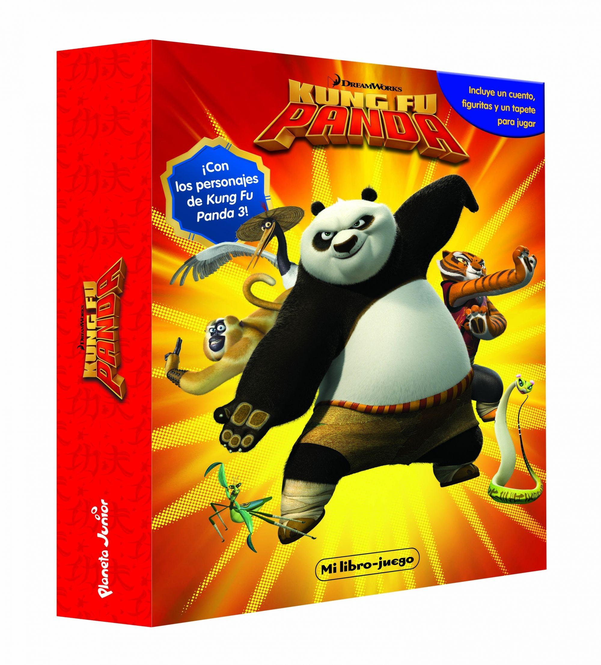 KUNG FU PANDA. MI LIBRO-JUEGO "INCLUYE UN TABLERO, FIGURITAS Y UN TAPETE PARA JUGAR". 