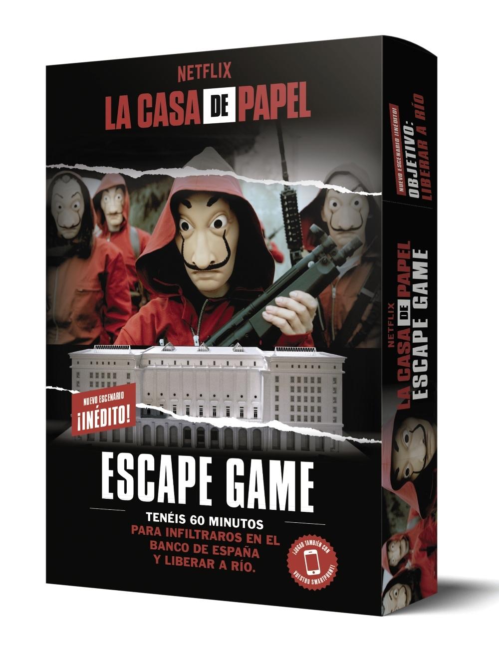 CASA DE PAPEL, LA. ESCAPE GAME. OBJETIVO: LIBERAR A RÍO