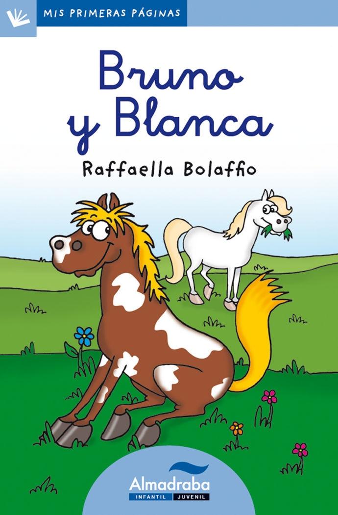 BRUNO Y BLANCA (LETRA CURSIVA). 