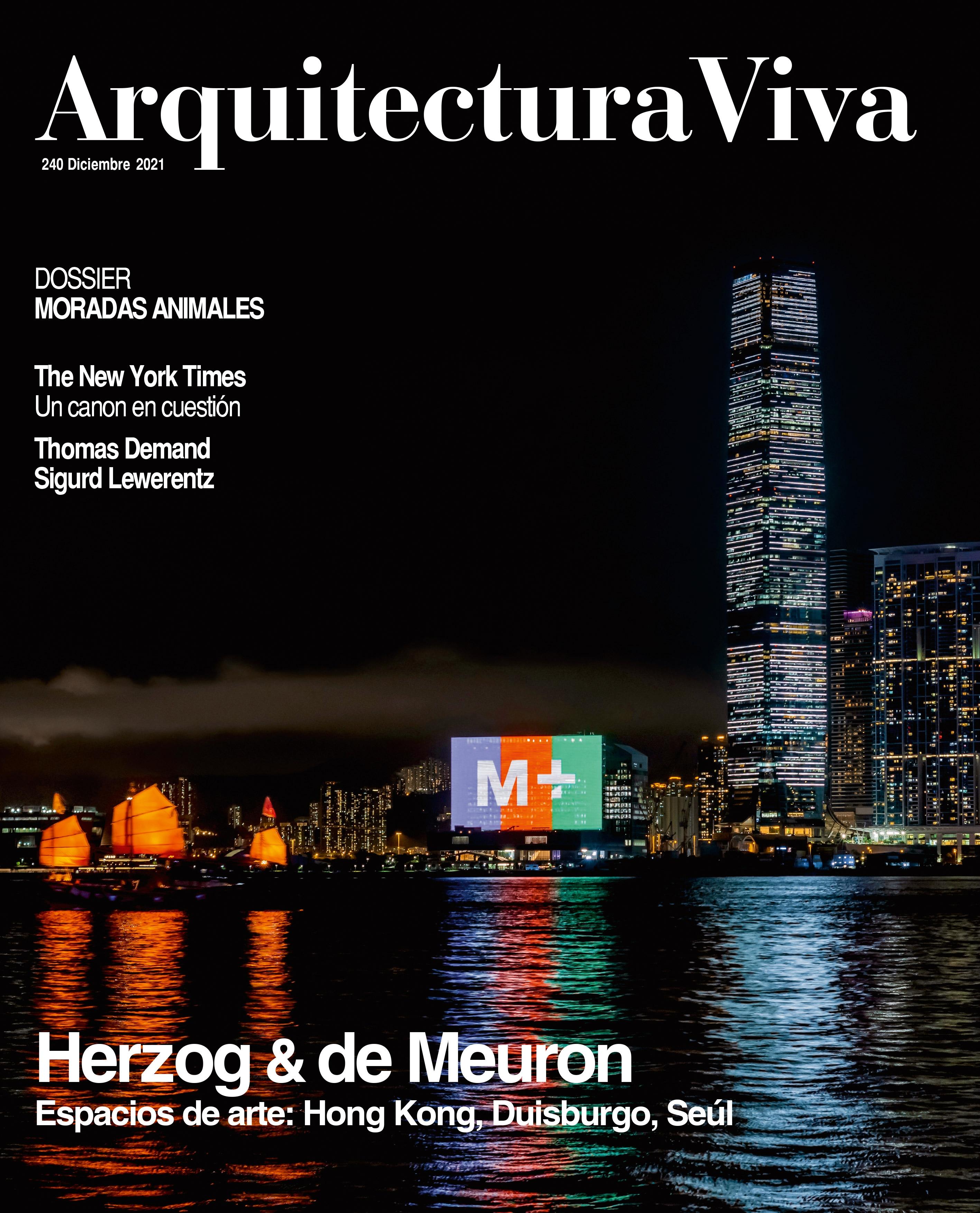 ARQUITECTURA VIVA Nº 240. HERZOG & DE MEURON, LEWENRENTZ, MORADAS ANIMALES..