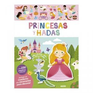 PRINCESAS Y HADAS "LIBRO DE PEGATINAS".
