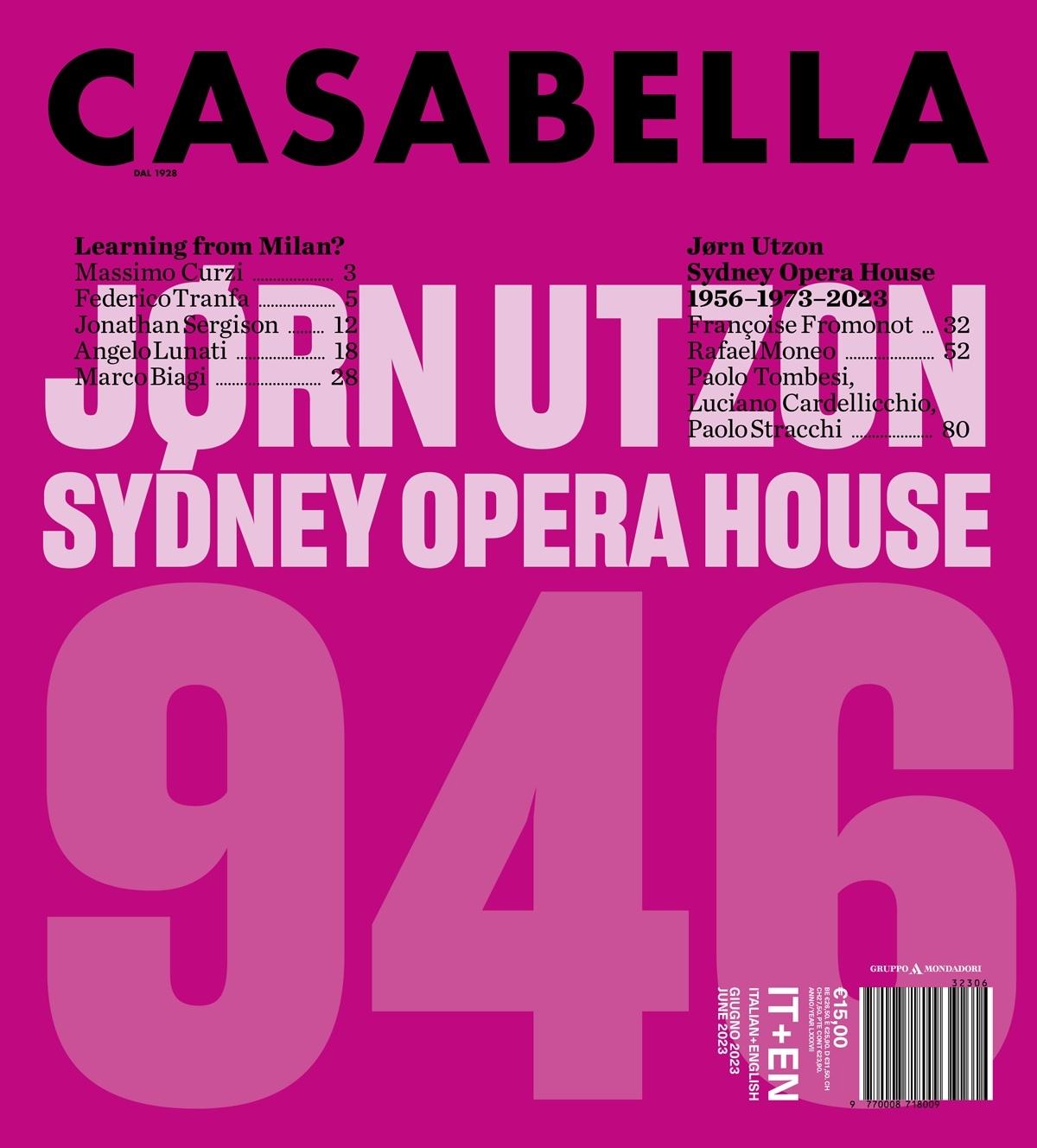 CASABELLA Nº 946: JORN UTZON. SYDNEY OPERA HOUSE
