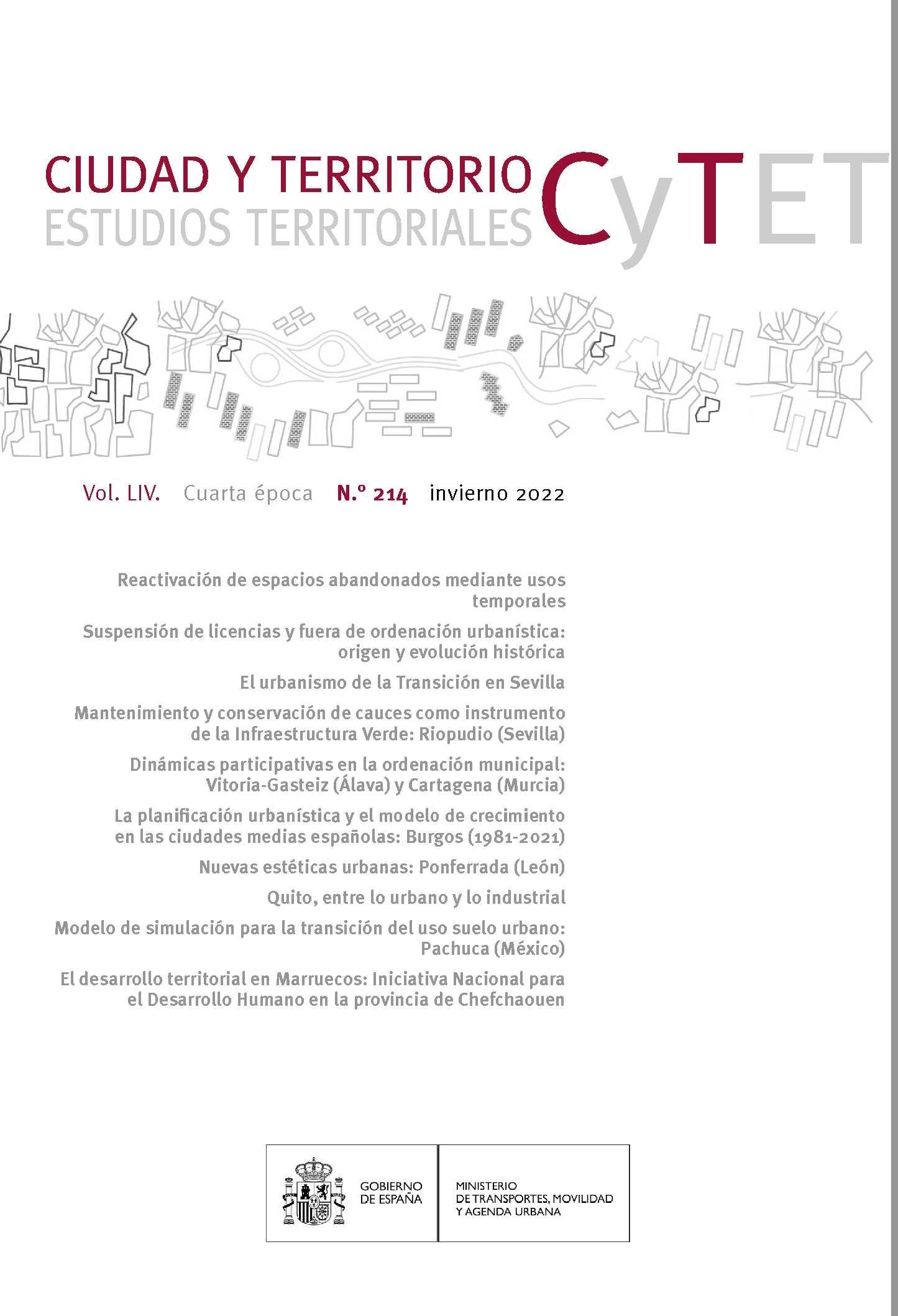 CYTET. CIUDAD Y TERRITORIO Nº 214