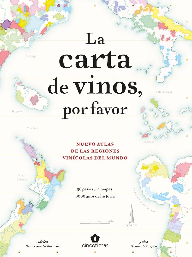 CARTA DE VINOS POR FAVOR, LA (ED. AMPLIADA) "NUEVO ATLAS DE LAS REGIONES VINICOLAS DEL MUNDO"