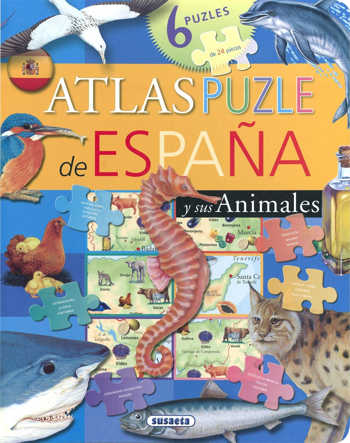 ATLAS PUZLE DE ESPAÑA. 