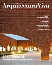 LINA GHOTMEH. ARQUITECTURA VIVA Nº262. LINA GHOTMEH, PUEBLOS DE COLONIZACIÓN,PATRIMONIO CHECO.